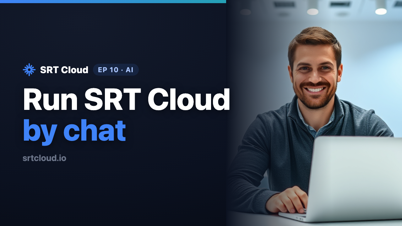 Control SRT Cloud with an AI Agent — Claude, ChatGPT & Cursor (MCP)